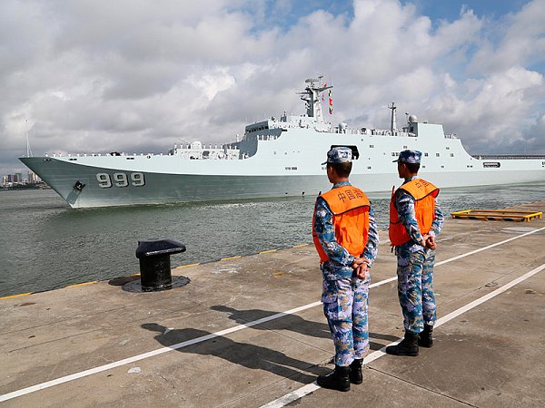 Официальное открытие первой зарубежной китайской военно-морской базы в Джибути